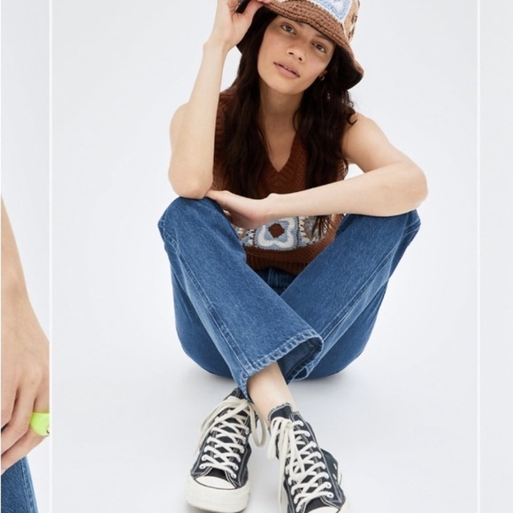 Aritza Sunday Best Jeans Size 8 90’s Bootcut Rigid Denim Elevated Basic Everyday - Picture 14 of 16